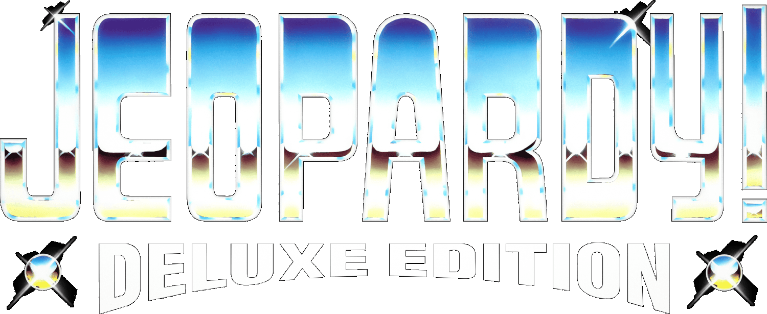 Jeopardy Deluxe Edition logo for Super Nintendo